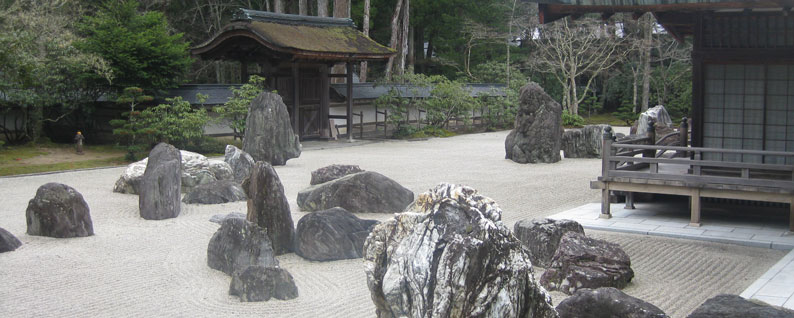 Japanese zen garden
