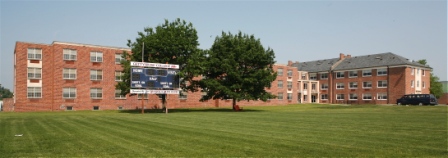 Outside view of Apple Hall
