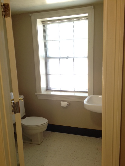 Baughman Hall bathroom with a window