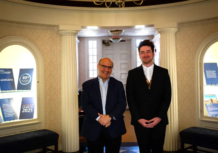 Ash Afrookteh with Bob Iuliano