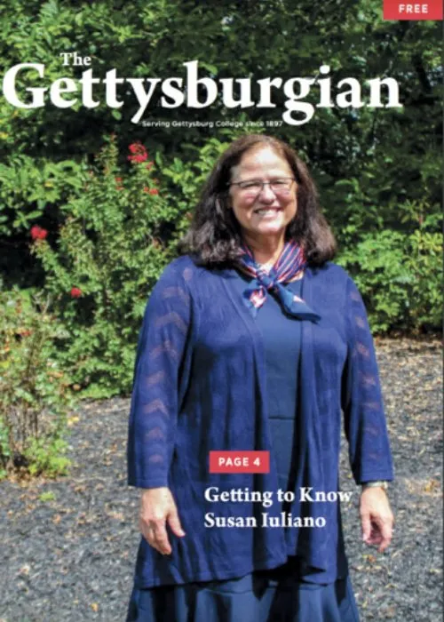 Gettysburgian cover featuring Susan Iuliano