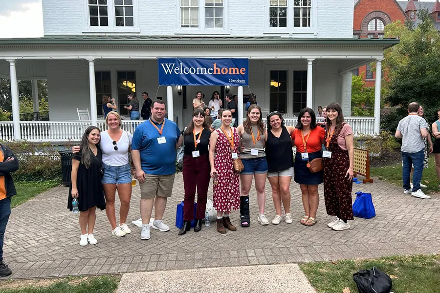 The Class of 2014 at the reunion