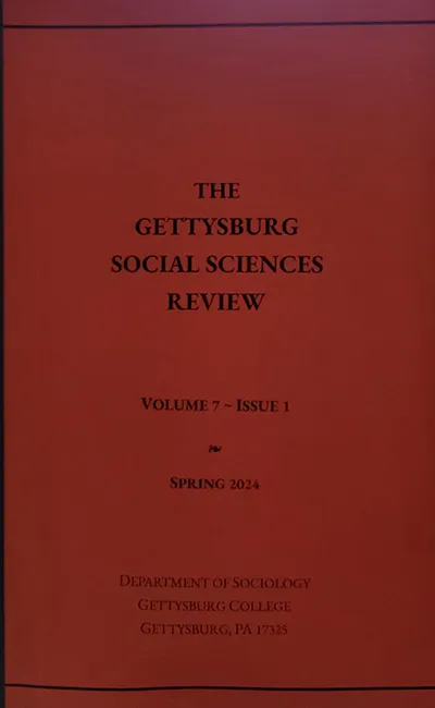 The Gettysburg Social Sciences Review Cover