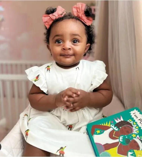 toddler smiles