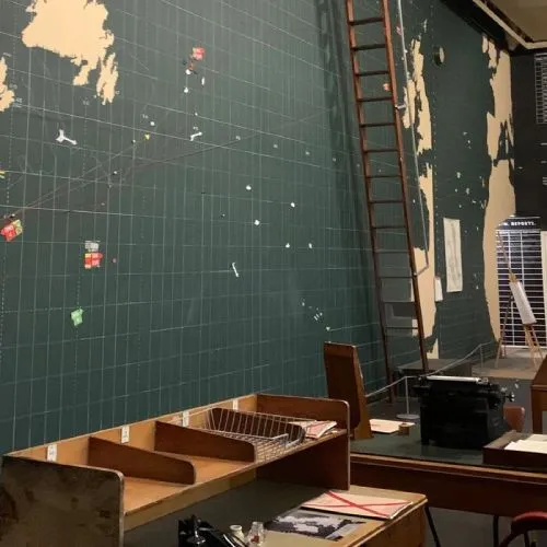 The map room at the Western Approaches Museum