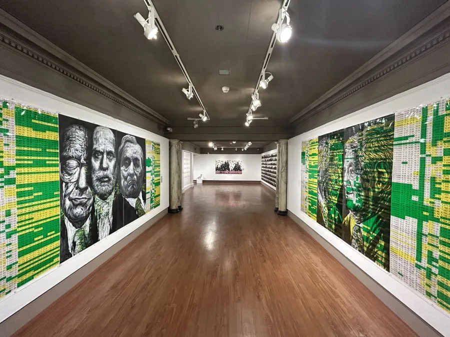 Exhibit curated by Westley Rathbun ’27 and Md Nafisul Hasan Sami ’27 at Schmucker Art Gallery.