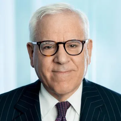 Headshot of  David M. Rubenstein.