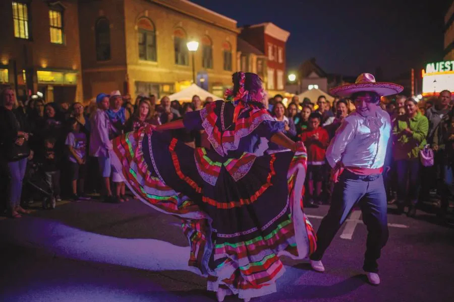   Salsa on the Square brings the community together in downtown Gettysburg.