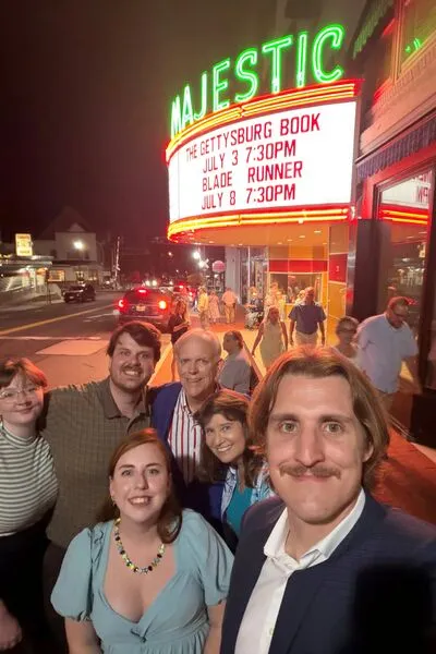 Gordie Beittenmiller and family at the premiere of The Gettysburg Book documentary.