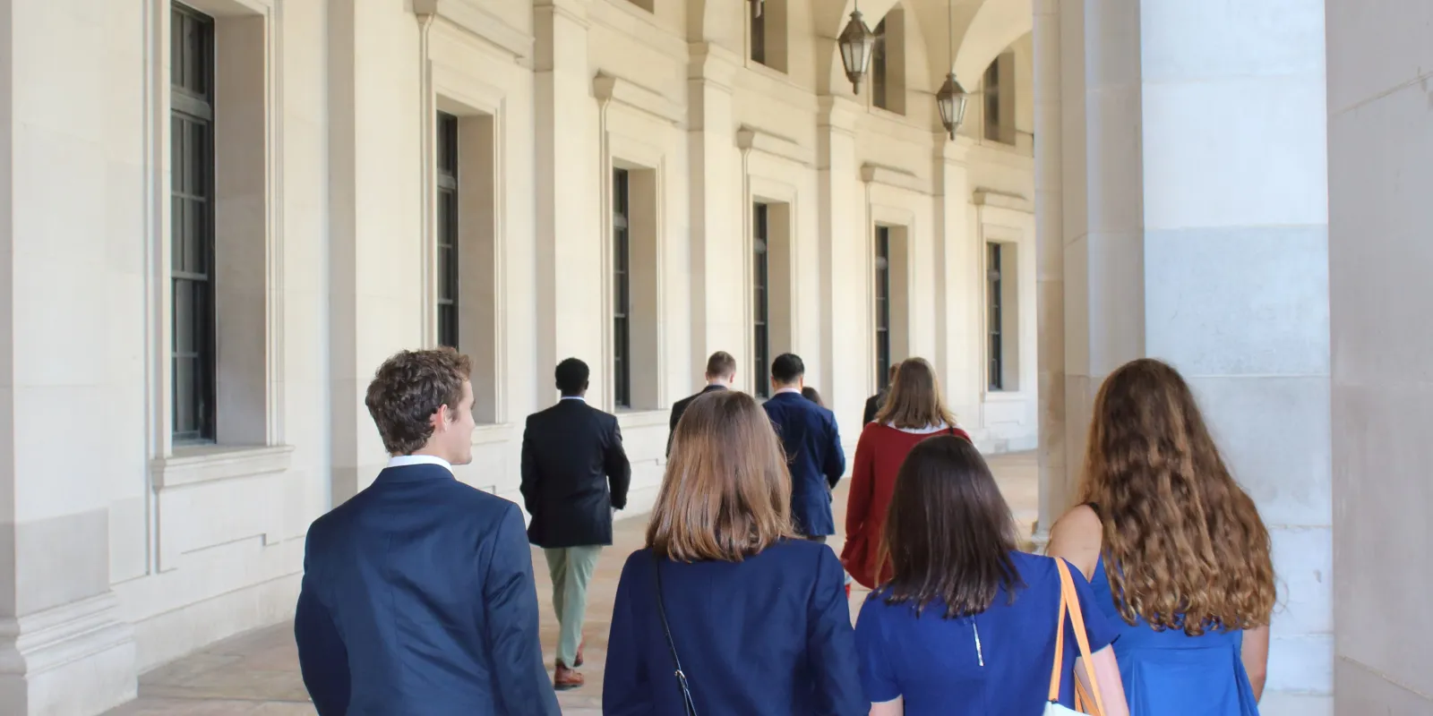 Students on the move in Washington, D.C.