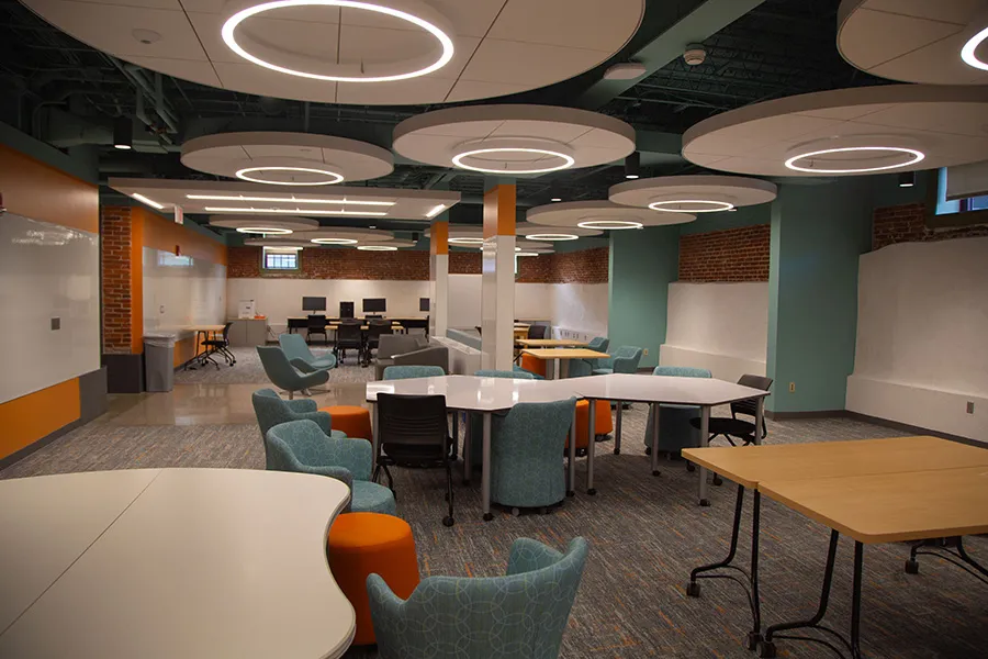 A photo of the Donna Brogan Center for Quantitative Learning.