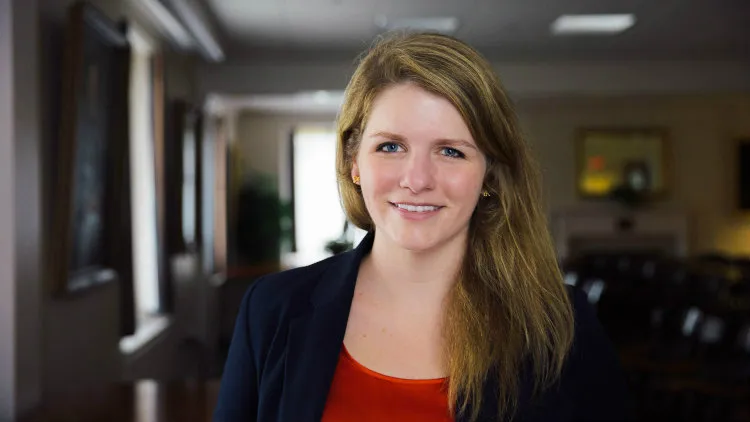 A profile photo of an English student.