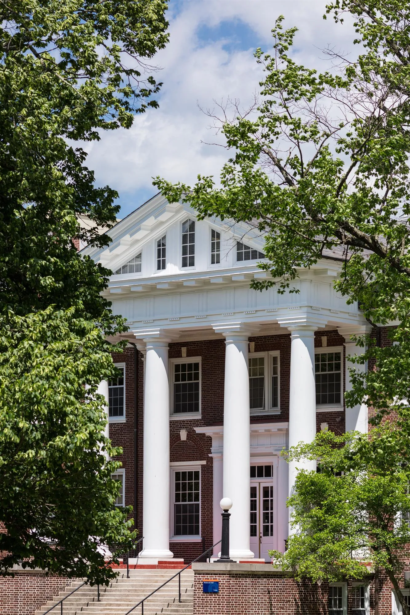 A residential building on campus.