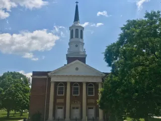 A photo of Christ Chapel on the Gettysburg College campus.