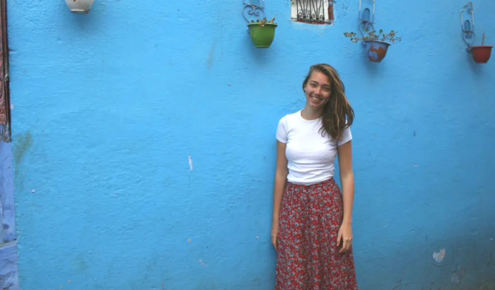 Rewriting the story: Kelsey Cochran MEIS minor studied abroad in Aix en Provence and Morocco