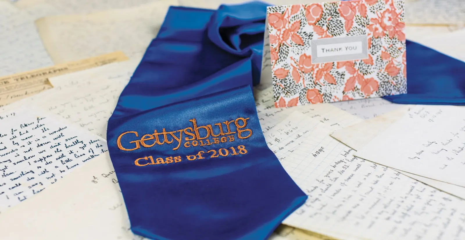 Stole of gratitiude presented to Musselman Library's special collections