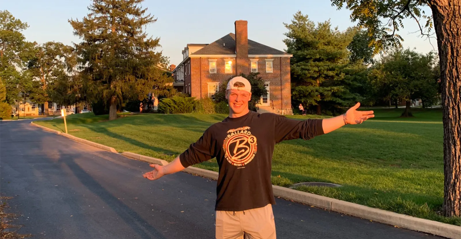 Paul Pelham in campus