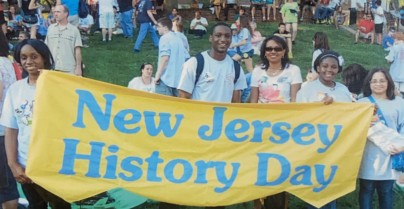 Theresa Maughan M’24 at East Orange STEM Academy High School in New Jersey