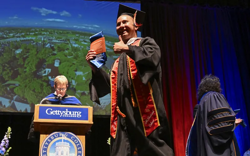 Gettysburg College celebrated the accomplishments of the newest graduates