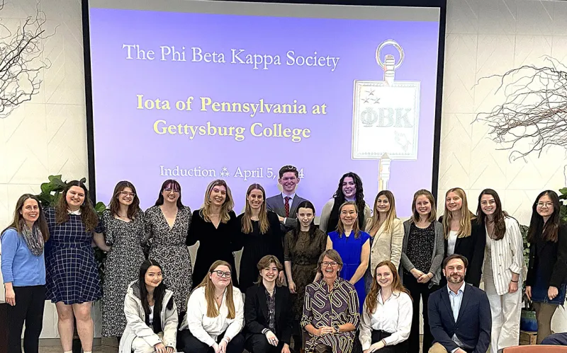 Gettysburg College’s Iota of Pennsylvania Chapter of Phi Beta Kappa
